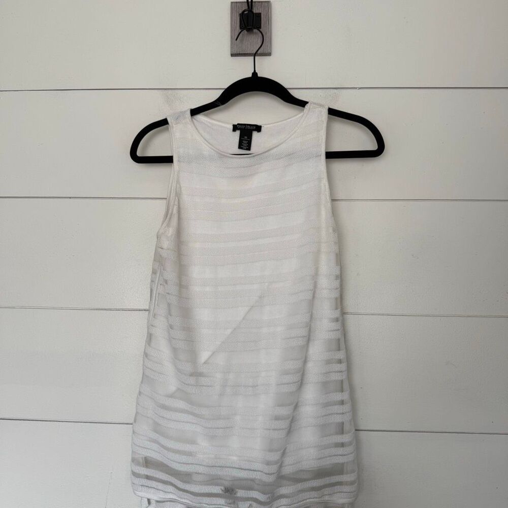 White House Black Market Women’s XS White Tank Top